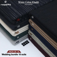 Wedding Bundle 10 Suits | Winter Cotton Khaddi