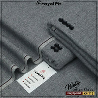 Grey Special Winter Cotton Khaddi | KK113