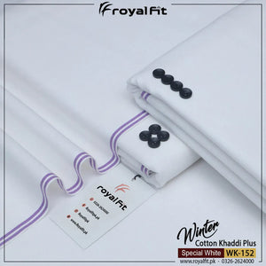 SPECIAL WHITE WINTER COTTON KHADDI PLUS | WK-152