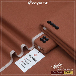 DARK CAMEL WINTER COTTON KHADDI PLUS | WK-161