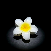 Floral Hair Clips for Women | Yellow