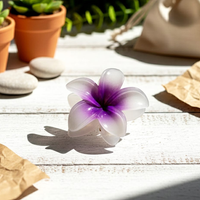 Floral Hair Clips for Women | Purple