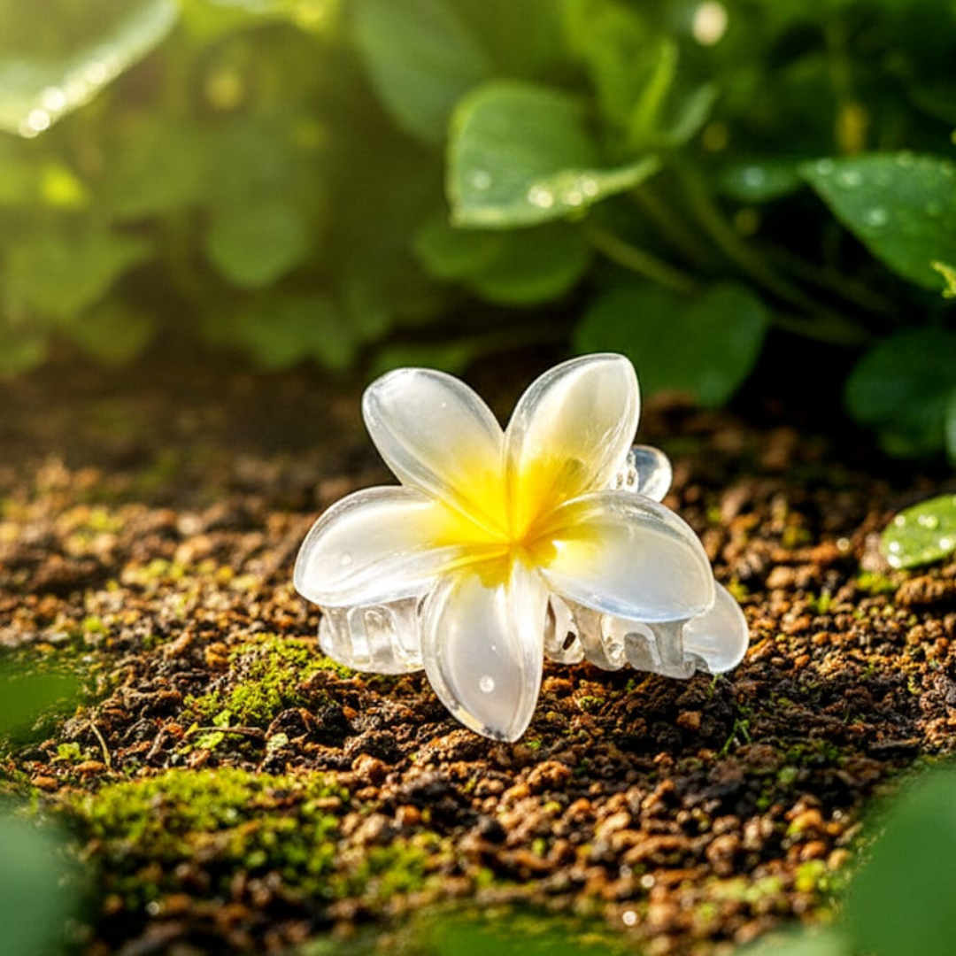 Floral Hair Clips for Women | Yellow - Sharjeel.pk