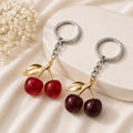 TRENDY CHERRY KEYCHAIN (RED & MAROON)
